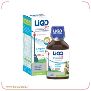 شربت لیکو آپ ابیان فارمد با طعم پرتقال Liqo Up حجم 250 میلی لیتر