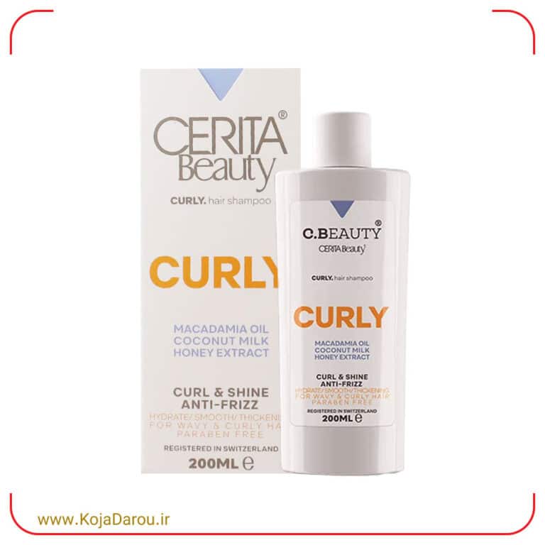 شامپو مخصوص موی فر سریتا بیوتی Cerita Beauty حجم 200 میلی لیتر