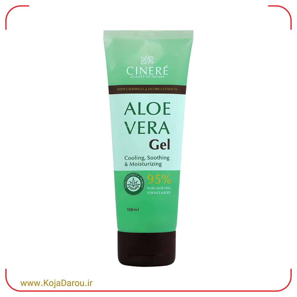 Cinere-Aloe-Vera-Moisturizing-Gel-100-ml ژل مرطوب کننده آلوئه ورا سینره Cinere حجم 100 میلی لیتر