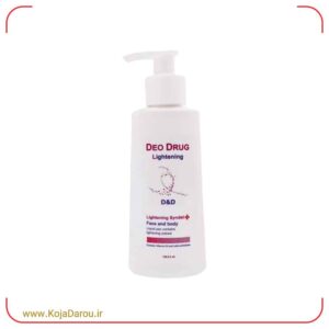 مایع شوینده روشن‌کننده پوست صورت و بدن دئودراگ Deo Drug حجم 150 میلی لیتر