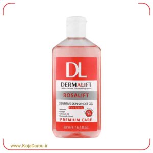 سیندت ژل شستشو رزالیفت درمالیفت مناسب پوست حساس Dermalift حجم 200 میلی لیتر