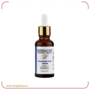 سرم آبرسان هیالورونیک اسید درمالاین Dermaline حجم 30 میلی لیتر