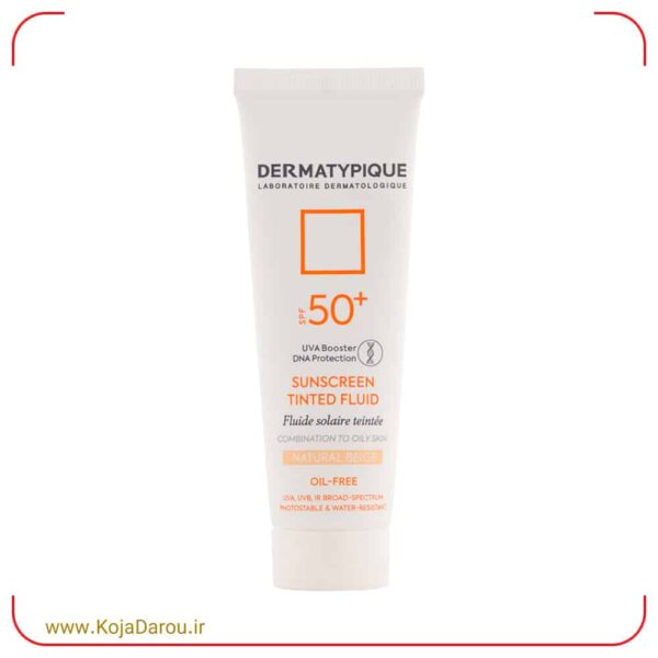 کرم ضد آفتاب پوست چرب درماتیپیک SPF50 بژ طبیعی Dermatypique حجم 50 میلی لیتر
