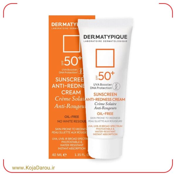 کرم ضد آفتاب پوست قرمز و حساس SPF50 درماتیپیک Dermatypique حجم 40 میلی لیتر