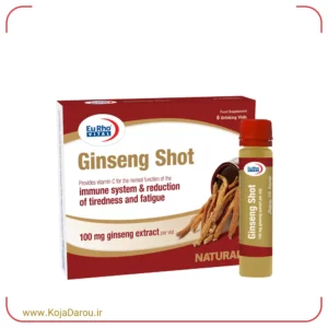 ویال خوراکی جینسینگ شات یوروویتال Ginseng Shot بسته 6 عددی