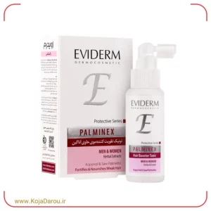 تونیک تقویت کننده مو پالمینکس اویدرم Eviderm حجم 80 میلی لیتر