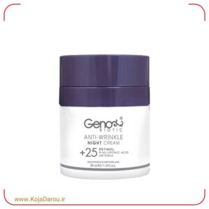 کرم ضد چروک شب بالای ۲۵ سال ژنوبایوتیک Geno Biotic حجم 30 میلی لیتر