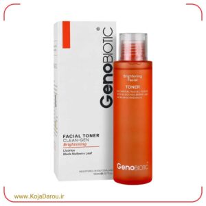 تونر روشن کننده صورت کلین ژن ژنوبایوتیک Geno Biotic حجم 150 میلی لیتر