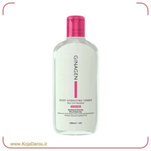 تونر رطوبت رسان عمیق پوست خشک ژیناژن Ginagen حجم 200 میلی لیتر