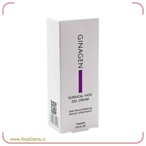 ژل کرم ترمیم کننده زخم باز ژیناژن Ginagen حجم 15 میلی لیتر