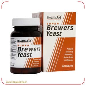 قرص مخمر آبجو هلث اید Brewers Yeast بسته 60 عددی