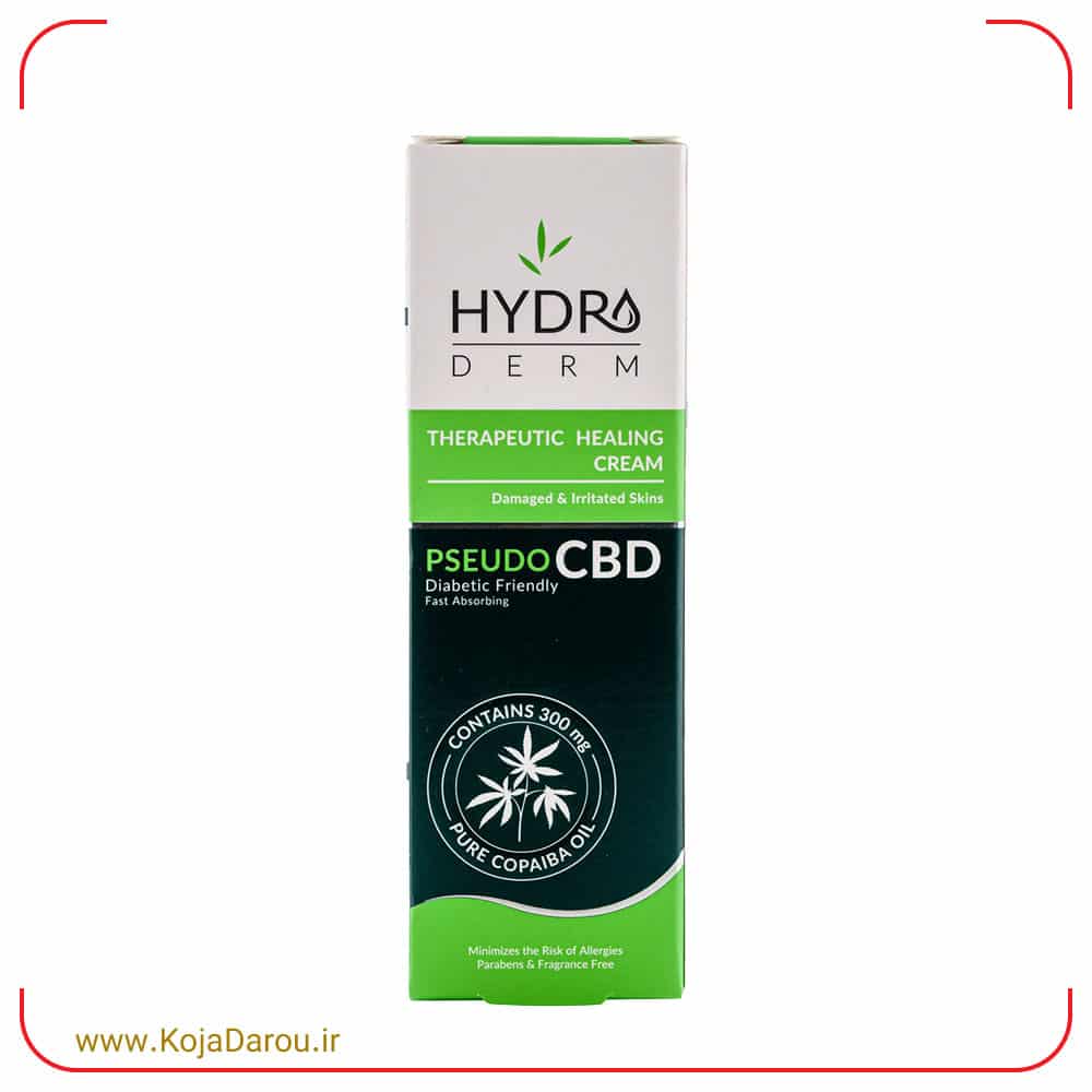 Hydroderm-CBD-Healing-and-Restorative-Cream-30-ml-kojadarou کرم التیام بخش و ترمیم کننده سی بی دی هیدرودرم Hydroderm حجم 30 میلی لیتر