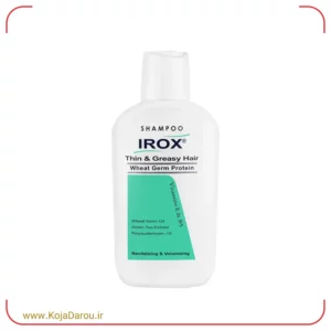 شامپو پروتئین جوانه گندم ایروکس مناسب موهای چرب و نازک Irox حجم 200 میلی لیتر