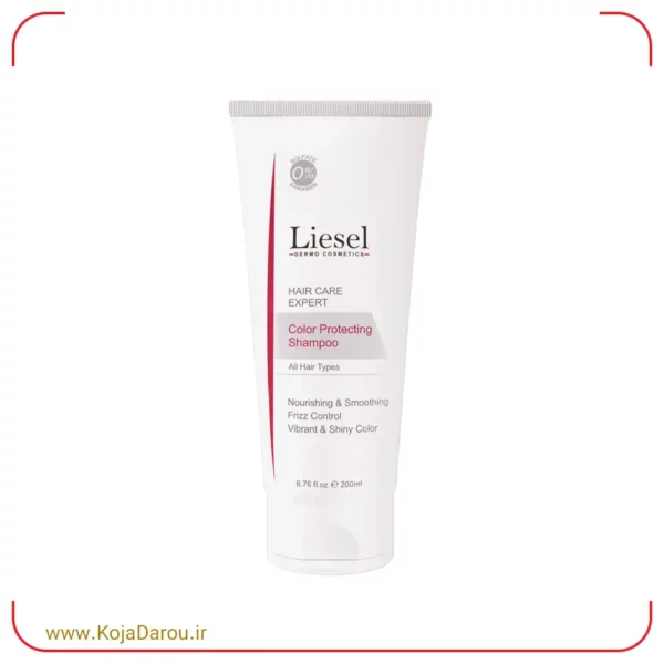 شامپو تثبیت کننده رنگ مو لایسل Liesel حجم 200 میلی لیتر