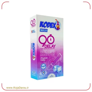 کاندوم تاخیری 90 دقیقه دیلی ناچ کدکس Kodex 90 Delay بسته 10 عددی