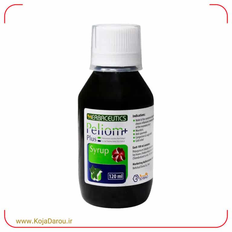 شربت پلیوم پلاس بهشاد دارو Peliom Plus حجم 120 میلی لیتر