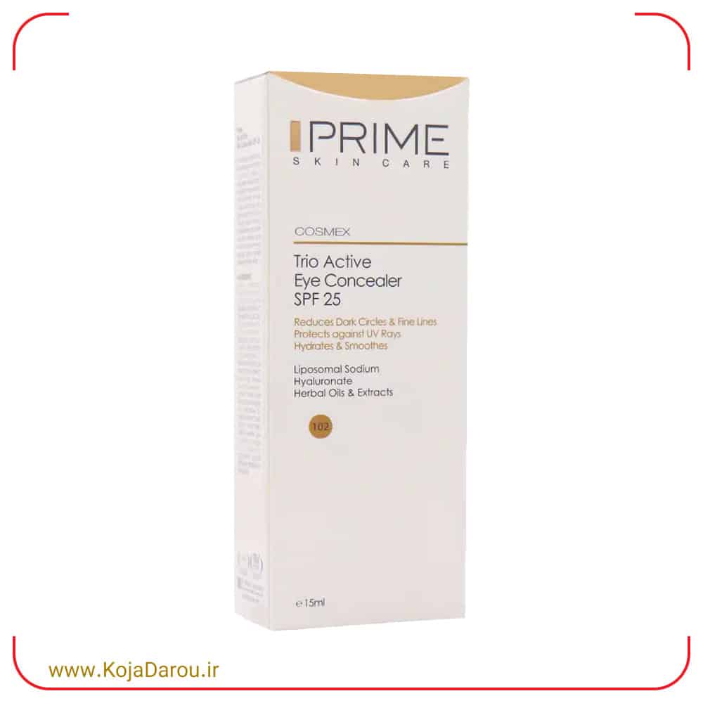 Prime-Eye-Concealer-SPF25-Code-102-15-ml کانسیلر دور چشم پریم SPF25 کد (102) Prime حجم 15 میلی لیتر