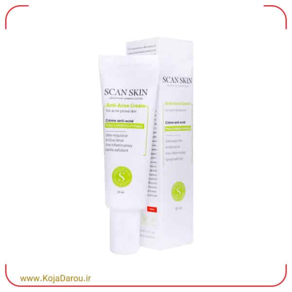 کرم ضد جوش و کنترل کننده چربی اسکن اسکین Scan Skin حجم 30 میلی لیتر