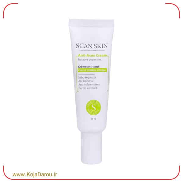 کرم ضد جوش و کنترل کننده چربی اسکن اسکین Scan Skin حجم 30 میلی لیتر