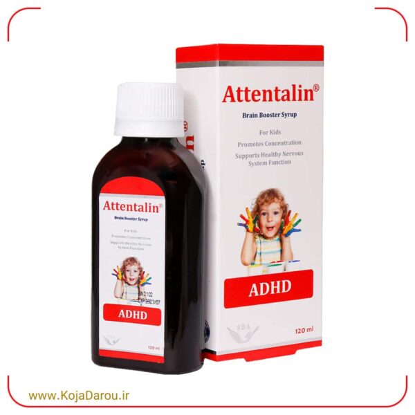 شربت اتنتالین سیمرغ دارو عطار Attentalin حجم 120 میلی لیتر