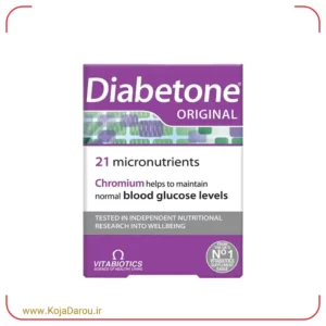 قرص دیابتون ویتابیوتیکس Diabetone Original بسته ۳۰ عددی