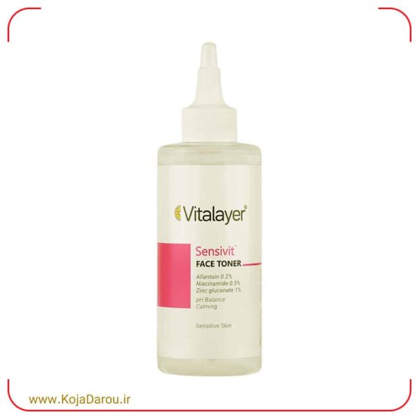 تونر پاک کننده سنسیویت ویتالیر مناسب پوست حساس Vitalayer حجم 200 میلی لیتر