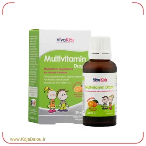 قطره مولتی ویتامین ویواکیدز مخصوص کودکان Viva Kids Multivitamin Drops حجم 30 میلی لیتر