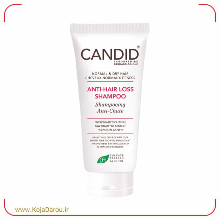 شامپو ضد ریزش مو نرمال و خشک کاندید Candid حجم 200 میلی لیتر