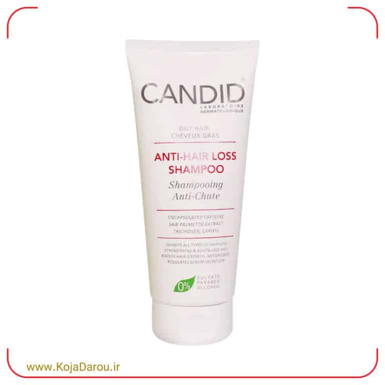 شامپو ضد ریزش موی چرب کاندید Candid حجم 200 میلی لیتر