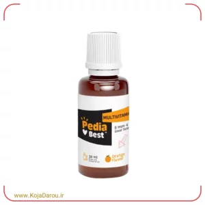 قطره مولتی ویتامین پدیابست با طعم پرتقال Pedia Best Multi Vitamin حجم 30 میلی لیتر