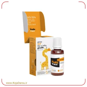 قطره مولتی ویتامین پدیابست با طعم پرتقال Pedia Best Multi Vitamin حجم 30 میلی لیتر