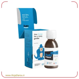 شربت مولتی ویتامین پدیابست با طعم پرتقال Pedia Best Multivitamin حجم 150 میلی لیتر