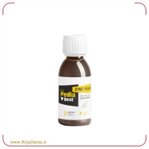 شربت زینک پلاس مولتی پدیابست با طعم لیمو Pedia Best Zinc Plus Multi حجم 150 میلی لیتر