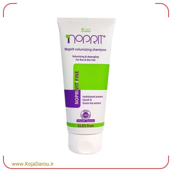 شامپو حجم دهنده مو نوپری ویت فاین نوپریت Noprit حجم 200 میلی لیتر