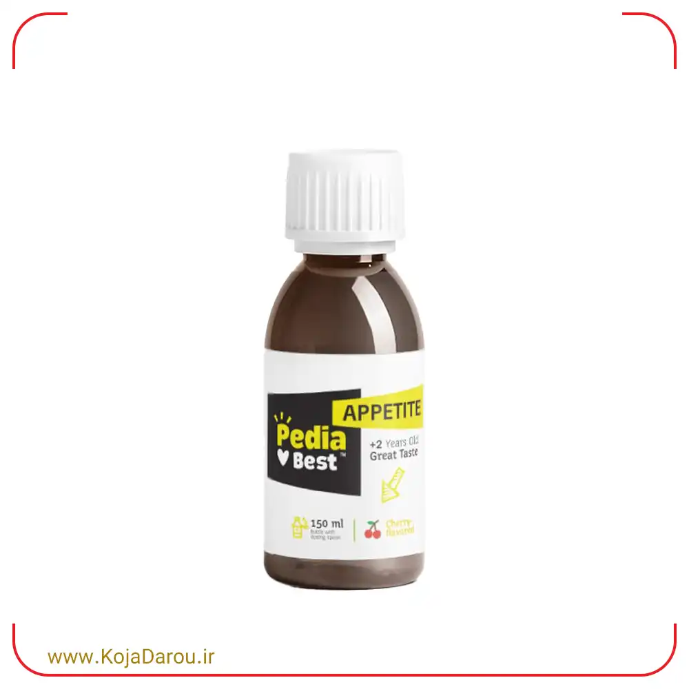 Pedia Best Cough with Lemon Flavor Syrup 150 ml شربت کاف پدیابست با طعم لیمو Pedia Best Cough حجم 150 میلی لیتر