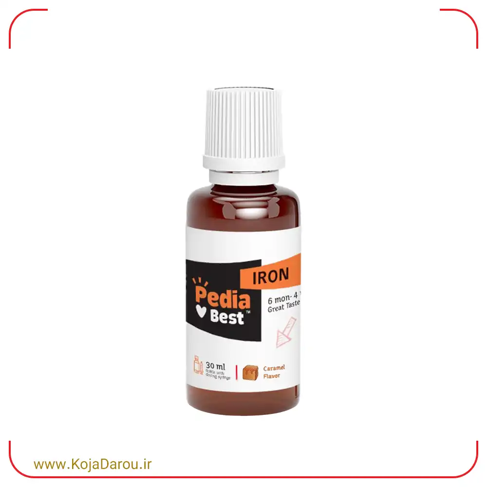 Pedia Best Vitamin D3 1000 Caramel Flavor 30 ml قطره ویتامین د3 پدیابست با طعم کارامل Pedia Best Vitamin D3 حجم 30 میلی لیتر